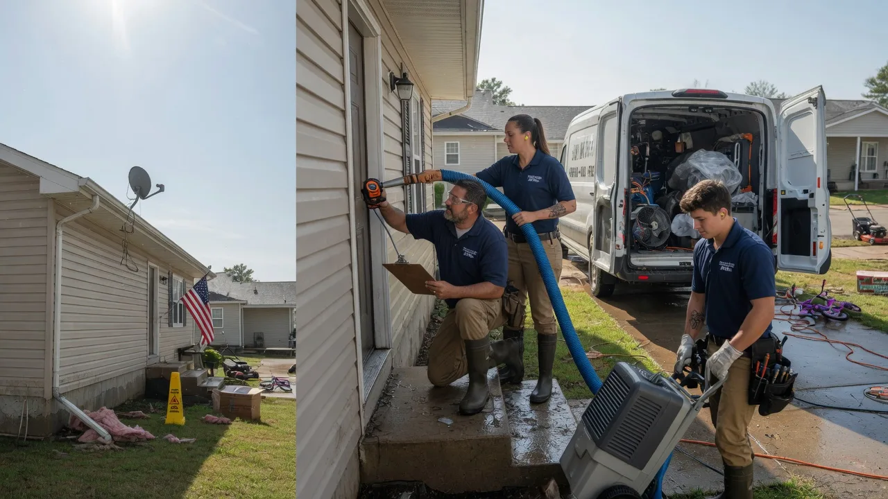 Ceiling Water Damage Restoration in Brentford, SD near me